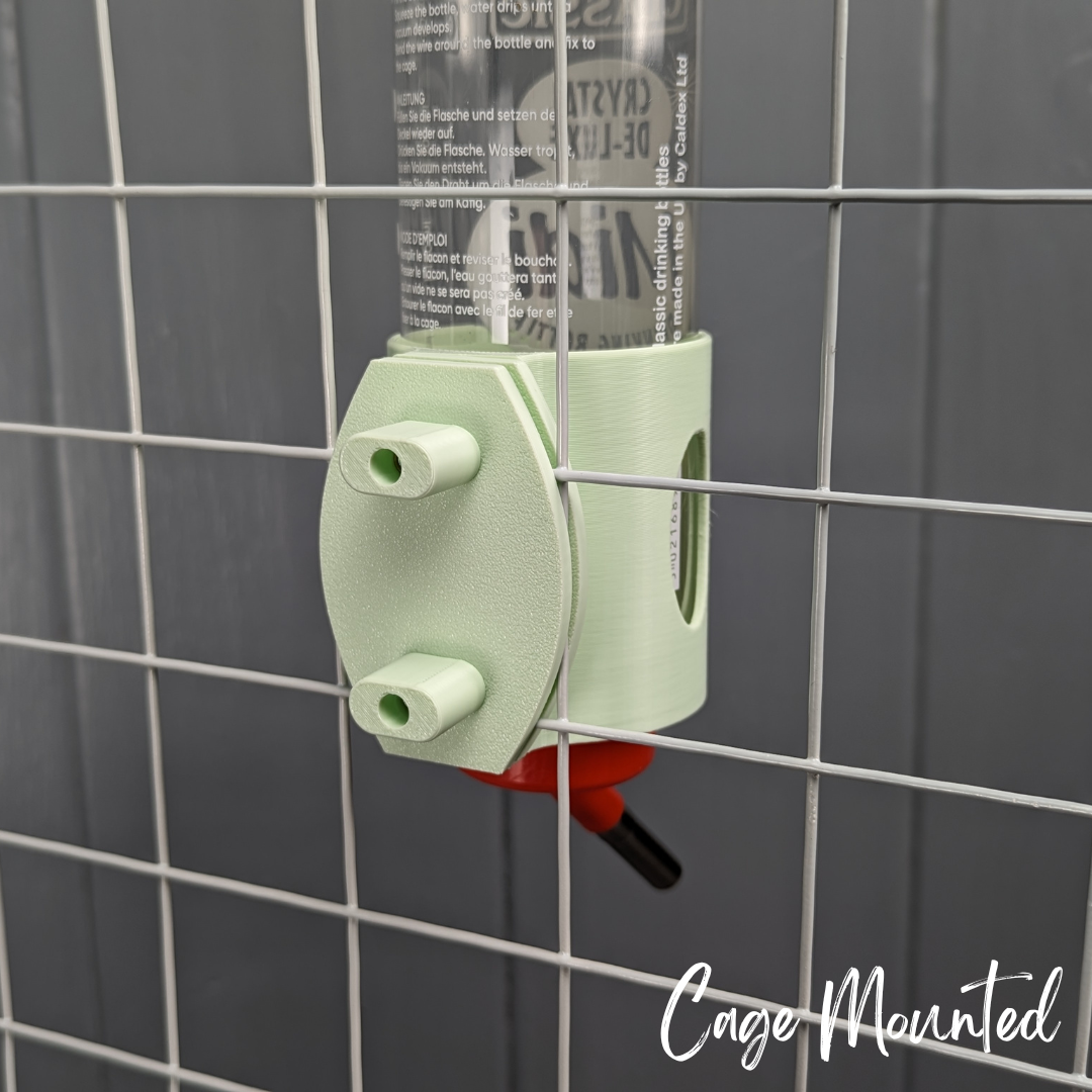 Cage Mounting Kit For Water Bottle Holder - Pastel Green-0